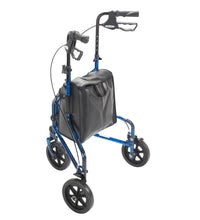 3 Wheel Rollator Rolling Walker with Basket Tray and Pouch