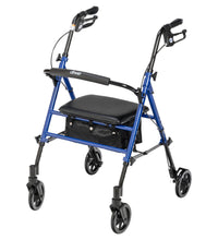 Adjustable Height Rollator Rolling Walker with 6" Wheels