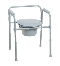 Steel Folding Frame Commode
