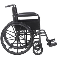 Silver Sport 1 Wheelchair with Full Arms and Swing away Removable Footrest