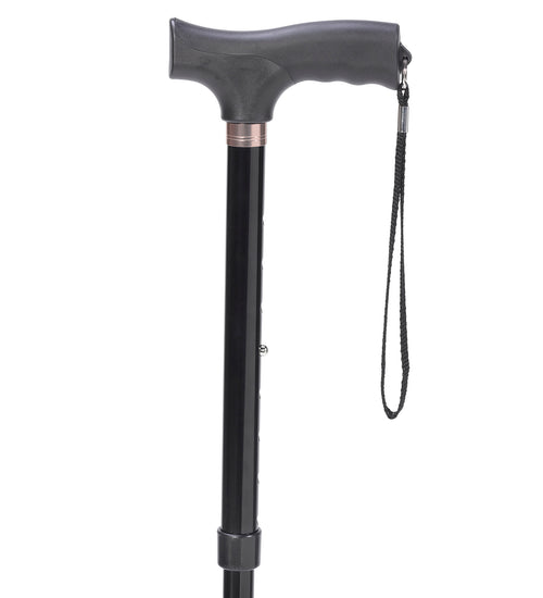 Flex N Go Adjustable Folding Cane with T Handle