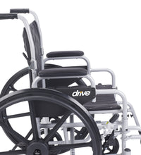 Poly Fly Light Weight Transport Chair Wheelchair with Swing away Footrest