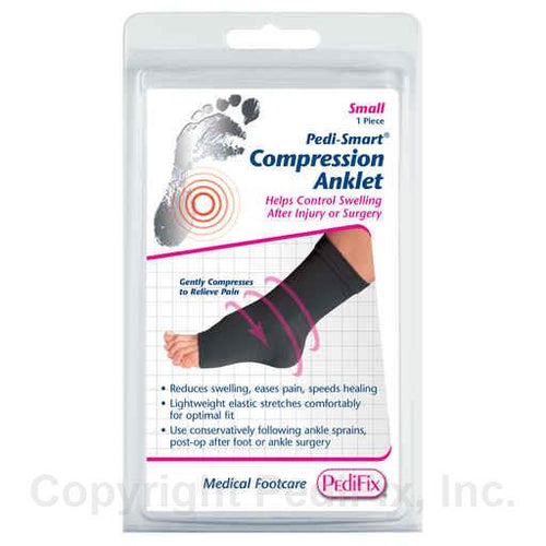 Pedi-Smart® Compression Anklet - Black
