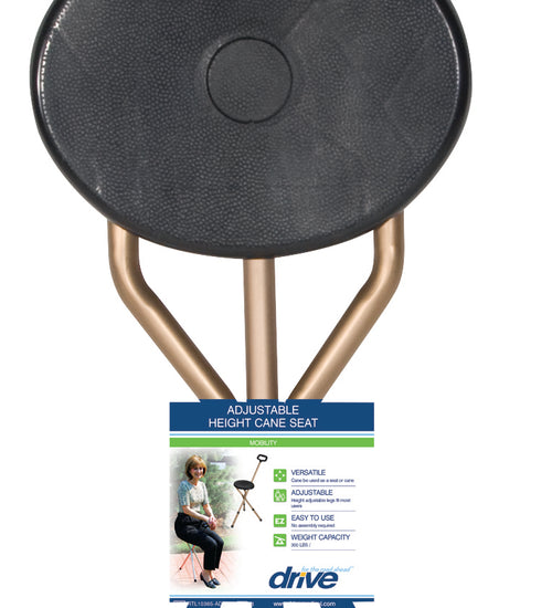 Folding Lightweight Cane Seat