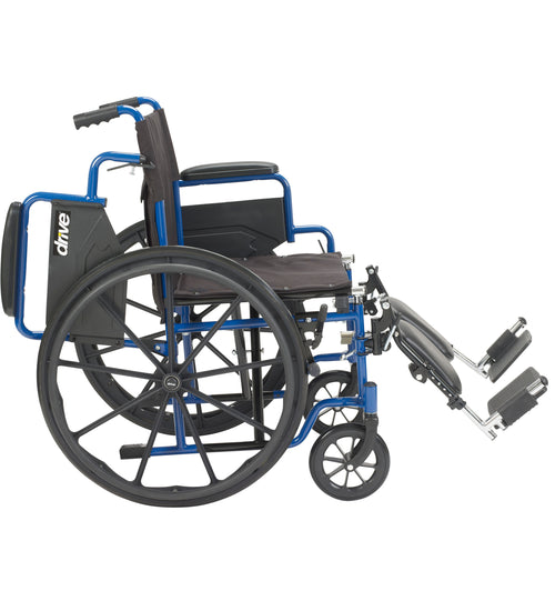 Blue Streak Wheelchair with Flip Back Desk Arms