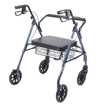 Heavy Duty Bariatric Rollator Rolling Walker with Large Padded Seat