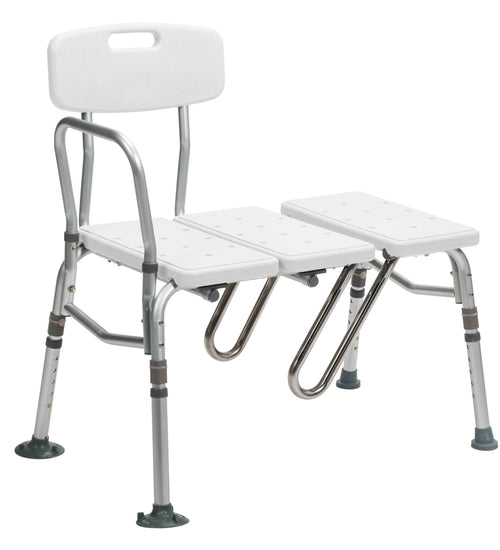 Splash Defense Transfer Bench with Curtain Guard Protection