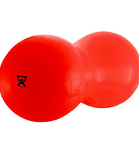 CanDo Inflatable Exercise Saddle Roll - Red - 28" Dia x 47" L (70 cm Dia x 120 cm L)