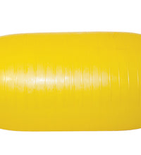 CanDo Inflatable Exercise Straight Roll - Yellow - 16" Dia x 35" L (40 cm Dia x 90 cm L)