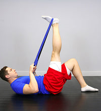 Stretch Out Strap with Stretching Exercise Poster