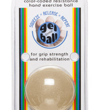 CanDo Gel Squeeze Ball, Large Cylindrical, Blue (Heavy)