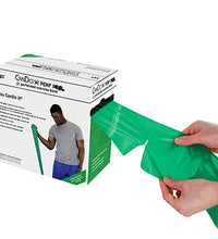 CanDo Latex Free Exercise Band - 100 yard Perf 100 roll - Green - medium