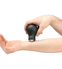 Roller Ice ball-style ice massager with extended bullet