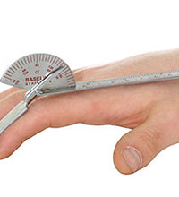 Baseline Finger Goniometer - Metal - 1-finger Design - 6 inch