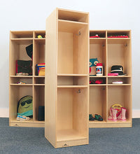 Preschool 8 Section Coat Locker With Trays