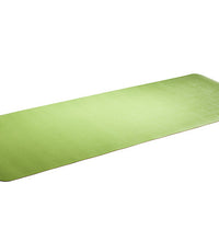 Airex Exercise Mat, Calyana Prime Earth, Double-Sided, 73" x 26" x0 .2", Lime Green/Nut Brown