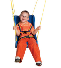 Full support swing seat with pommel, head and leg rest, small (child), with chain