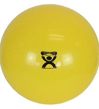 CanDo Inflatable Exercise Ball - ABS Extra Thick - Yellow - 18" (45 cm), Retail Box