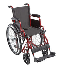 Klip Posterior walker, four wheeled, red, size 2