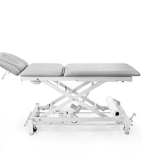 Galaxy, 5 Section Wide Hi-Lo Treatment Table, Foot Bar Lift w/Posture Flex, 4 Casters