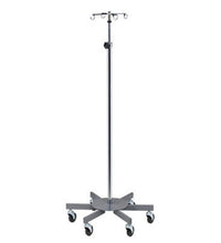 Clinton, 2-Hook Infusion Pump Stand, 6-Leg