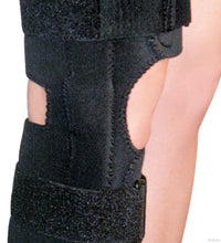 Neoprene Wrap Around Knee Brace with Free Range of Motion (ROM) - Covered Hinge