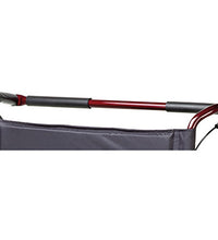 Drive, Lightweight Expedition Transport Wheelchair with Hand Brakes, Red