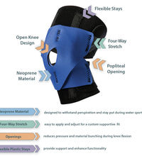 Performance Wrap Knee Support BK/BL - XL