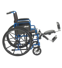 Blue Streak Wheelchair with Flip Back Desk Arms