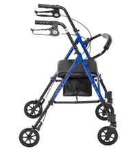 Adjustable Height Rollator Rolling Walker with 6" Wheels