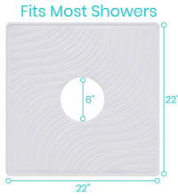 22" x 22" Shower Mat