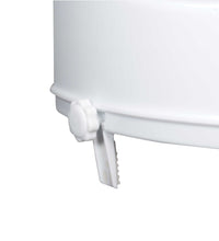 Raised Toilet Seat with Lock and Lid, Standard Seat