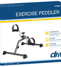 Exercise Peddler with Attractive Silver Vein Finish