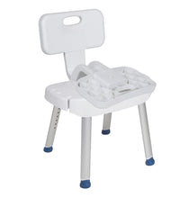 Bathroom Safety Shower Chair with Folding Back