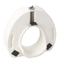 Premium Plastic Raised Toilet Seat with Lock, Elongated