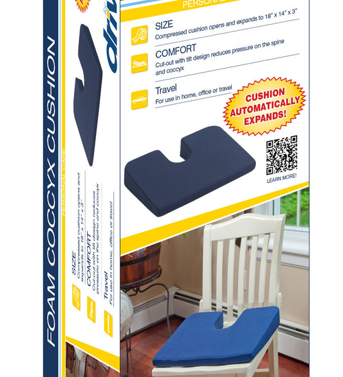 Compressed Coccyx Cushion