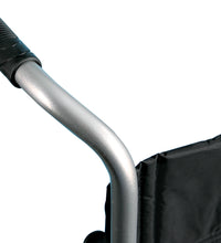 Flyweight Lightweight Transport Wheelchair with Removable Wheels