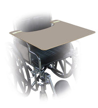 Wheelchair Trays - Gray Plastic - 24" W x 20" D x 1/2" H