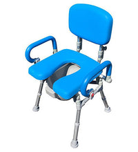 UltraCommode Foldable Commode Chair, Blue