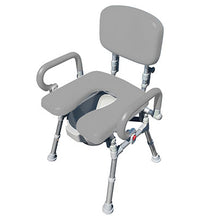 UltraCommode Foldable Commode Chair, Gray