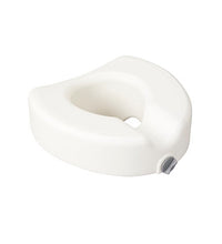 Drive, Premium Plastic Raised Toilet Seat with Lock, Elongated