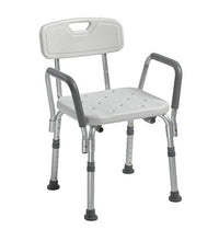 Drive, Knock Down Bath Bench with Back and Padded Arms