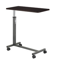 Drive, Non Tilt Top Overbed Table, Silver Vein