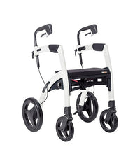 Combination Rollator Wheelchairs, Rollz Motion, Pebble White