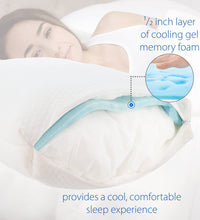 Adjusta-Loft Fiber Comfort Pillow; 2-pack