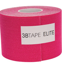3BTAPE ELITE – kinesiology tape – pink, 16’ x 2” roll
