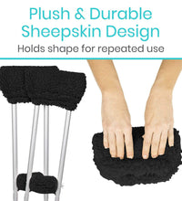 Sheepskin Crutch Pads