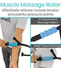 Massage Cane with Interchangeable Heads