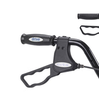 Heavy Duty Bariatric Rollator Rolling Walker with Large Padded Seat