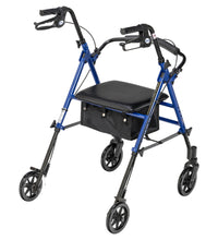 Adjustable Height Rollator Rolling Walker with 6" Wheels